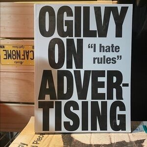 Ogilvy on Advertising Book Paperback Coffee Table Book